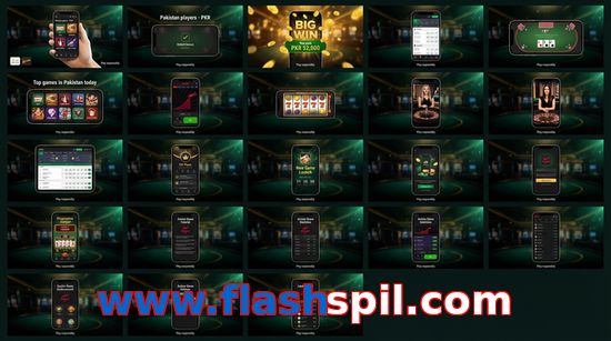 Main screen of Www.flashspil.com bet page for PK players
