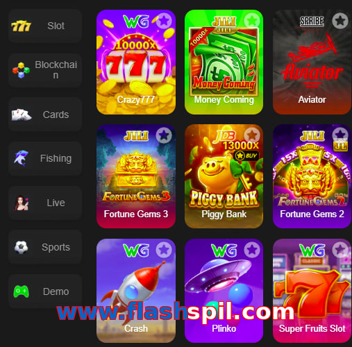 Main screen of Www.flashspil.com game page for PK players