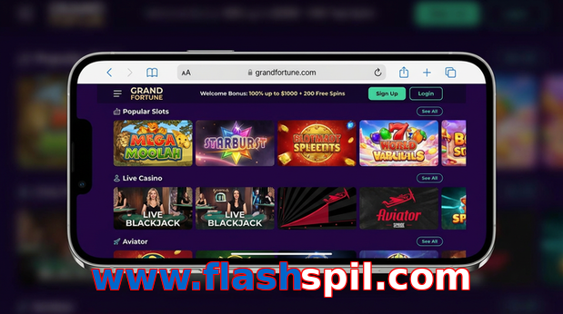 Main screen of Www.flashspil.com ios page for PK players